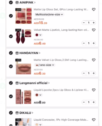 Shein New Order 11 Products
